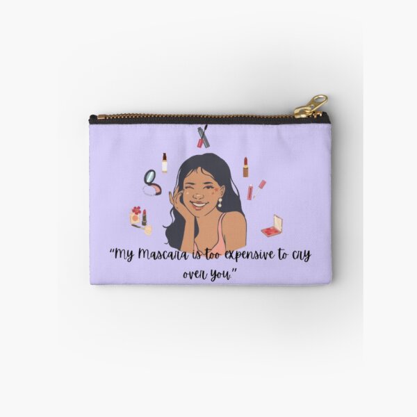 Item preview, Expensive Mascara Sassy Makeup Quote & Illustration designed and sold by Miheerala.