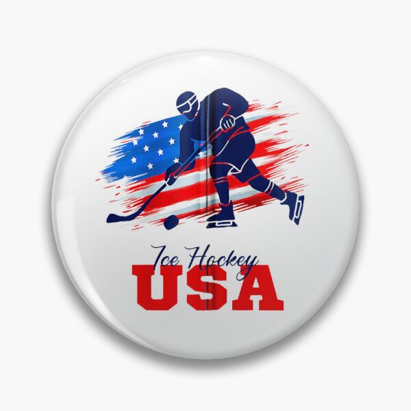 Item preview, Ice Hockey USA Team American Flag Hockey Lover Athlete designed and sold by horacehughes.