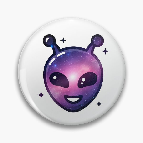 Item preview, Realistic image of a spherical alien character with a galaxy inside, surrounded by tiny stars on a black background. designed and sold by VerizalShop.