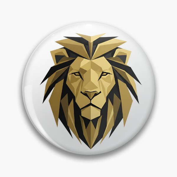 Item preview, Golden lion emblem on a luxury car's steering wheel designed and sold by VerizalShop.