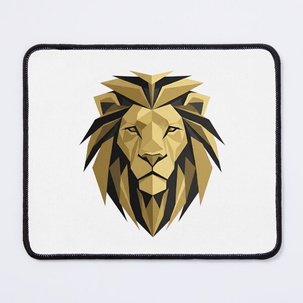 Item preview, Golden lion emblem on a luxury car's steering wheel designed and sold by VerizalShop.