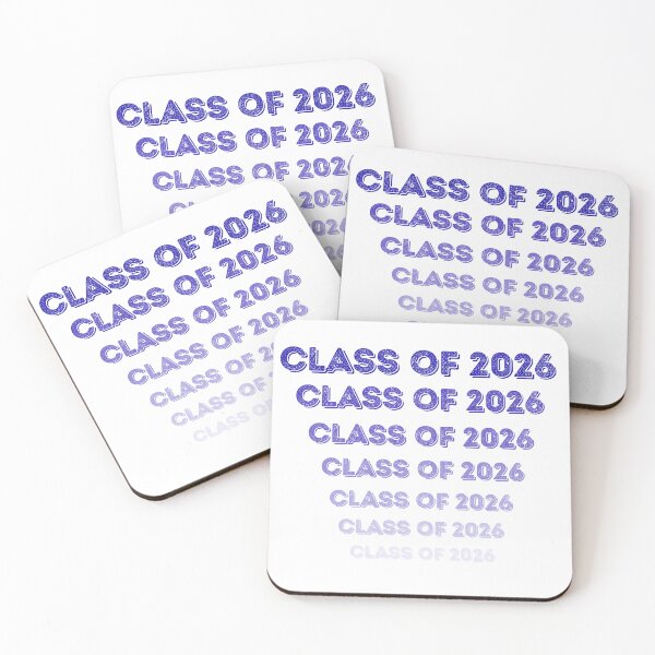Item preview, Class of 2026 Bold Blue Retro Text Graduation Design designed and sold by BlesstB.