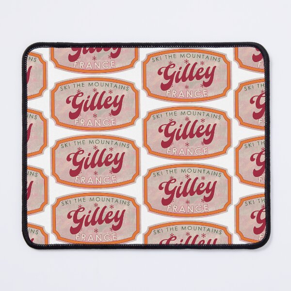 Item preview, Gilley, France, Ski, textured skiing badge designed and sold by Wanderful-roads.