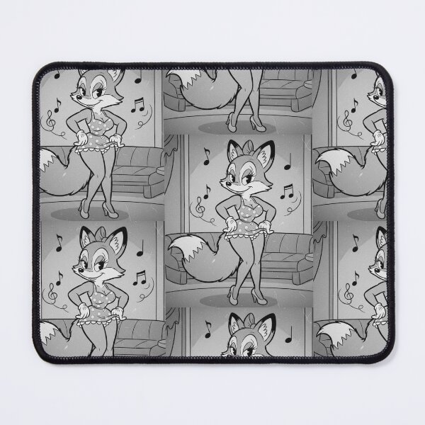 Item preview, pinup foxxy girl designed and sold by rinkarrisart.