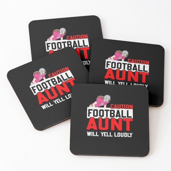 Item preview, Caution Football Aunt Will Yell Loudly Game designed and sold by Mosalah1124.