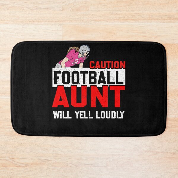 Item preview, Caution Football Aunt Will Yell Loudly Game designed and sold by Mosalah1124.