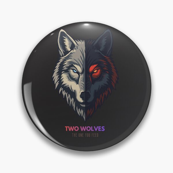Item preview, TWO WOLVES in one designed and sold by ELdante.