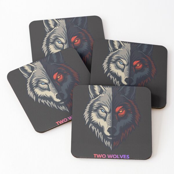 Item preview, TWO WOLVES in one designed and sold by ELdante.