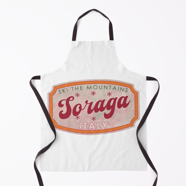 Item preview, Soraga, Italy, Ski, textured skiing badge designed and sold by Wanderful-roads.