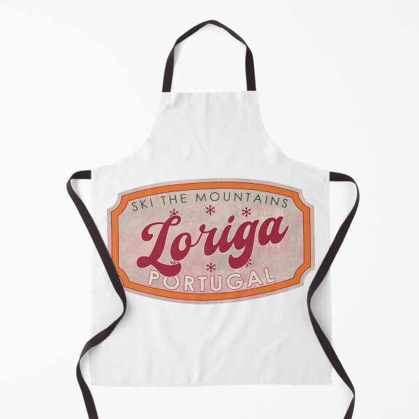 Item preview, Loriga, Portugal, Ski, textured skiing badge designed and sold by Wanderful-roads.