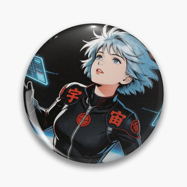 Item preview, Space Astronaut Anime Girl - Retro Manga Sci-Fi Cosmic Exploration designed and sold by TOTO GUYANA.