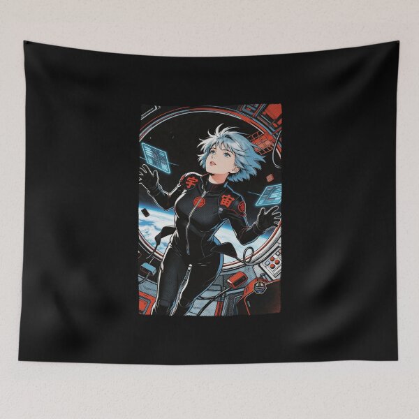Item preview, Space Astronaut Anime Girl - Retro Manga Sci-Fi Cosmic Exploration designed and sold by TOTO GUYANA.