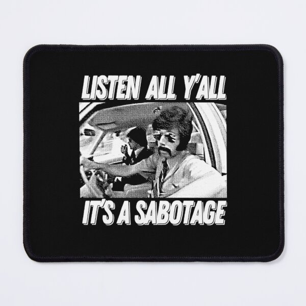 Item preview, Listen All Yall It's A Sabotage Boutique Beastie Boys Old Style Fan Art designed and sold by alimehdidshop.