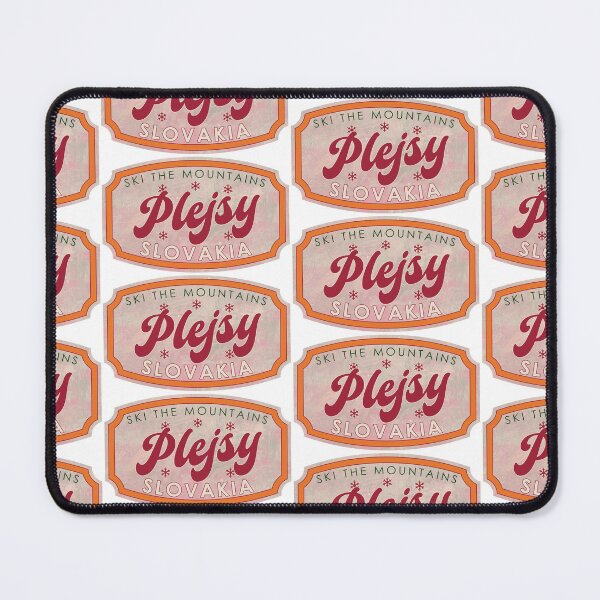Item preview, Plejsy, Slovakia, Ski, textured skiing badge designed and sold by Wanderful-roads.