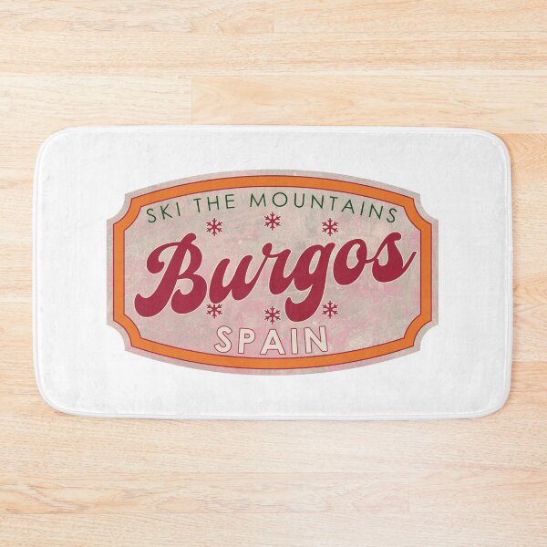 Item preview, Burgos, España, Esquí, insignia de esquí texturizada designed and sold by Wanderful-roads.