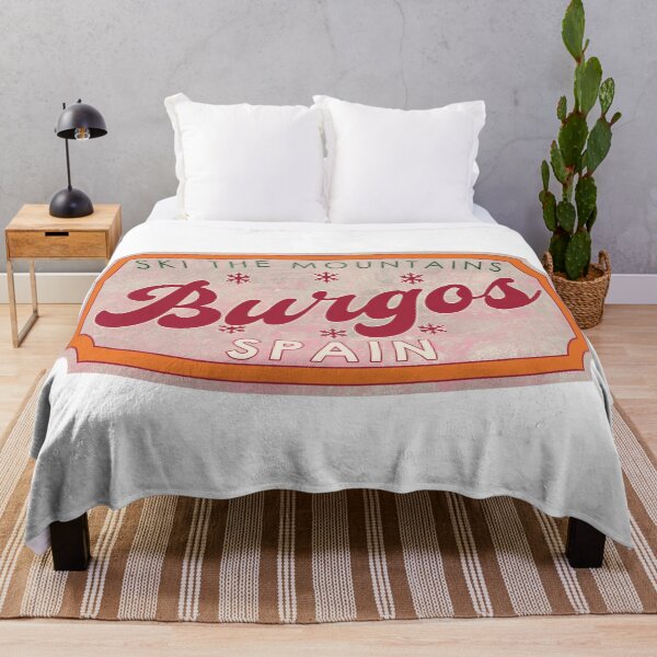 Item preview, Burgos, España, Esquí, insignia de esquí texturizada designed and sold by Wanderful-roads.