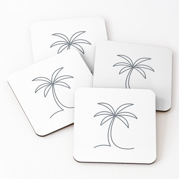 Item preview, Minimal Palm Line Art – Coastal Aesthetic Design designed and sold by Ocean and Palm.