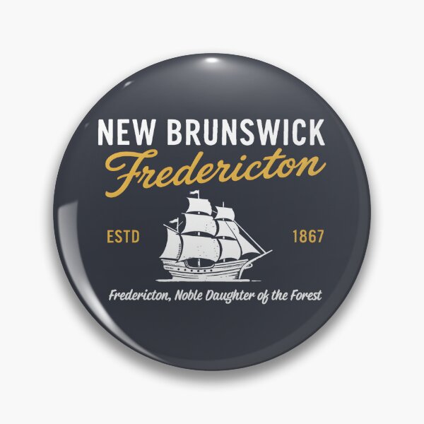 Item preview, Fredericton New Brunswick Canada Simple Boat Pride Motto  designed and sold by HowToCanadian.