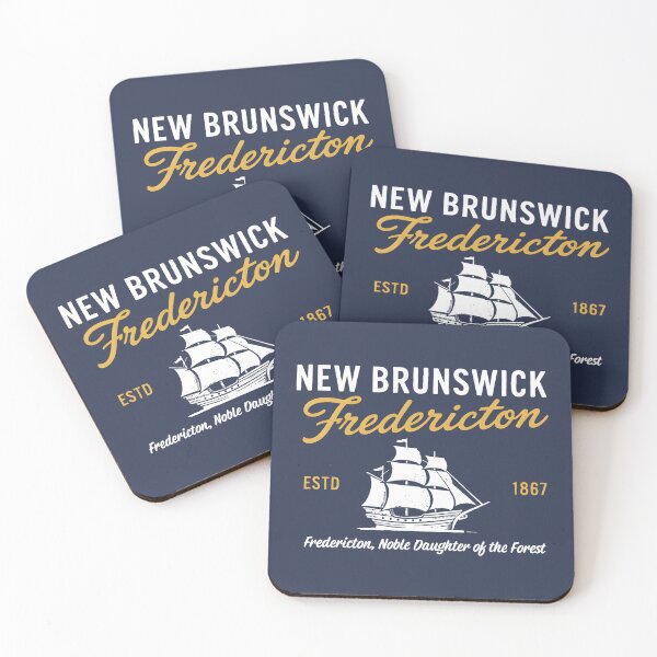 Item preview, Fredericton New Brunswick Canada Simple Boat Pride Motto  designed and sold by HowToCanadian.