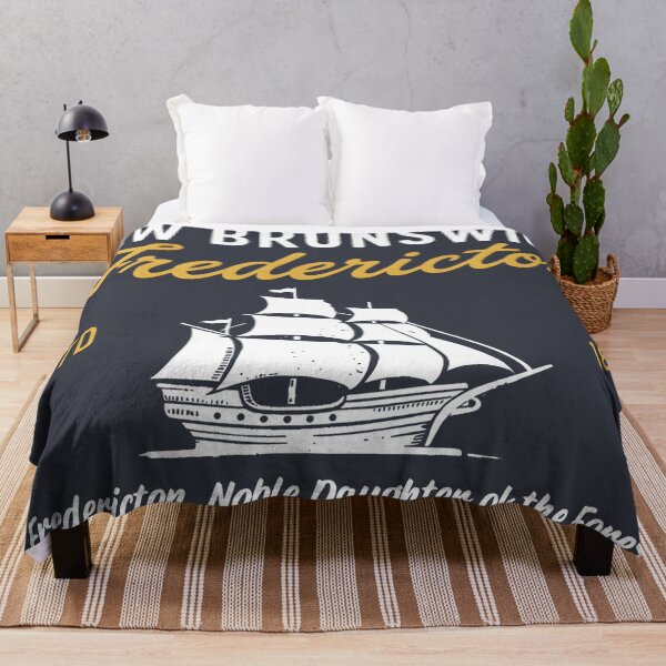 Item preview, Fredericton New Brunswick Canada Simple Boat Pride Motto  designed and sold by HowToCanadian.