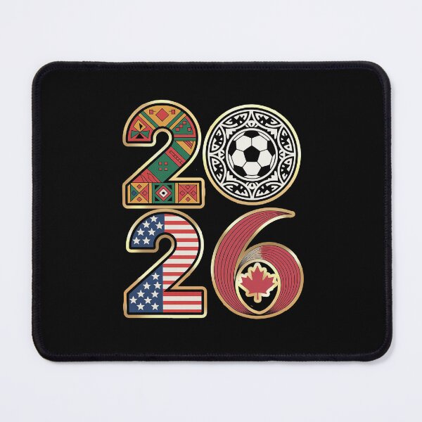Item preview, 2026 Football Countries Design – USA, Canada & Mexico Inspired Art designed and sold by Verycutethings.