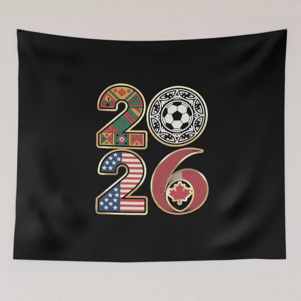 Item preview, 2026 Football Countries Design – USA, Canada & Mexico Inspired Art designed and sold by Verycutethings.