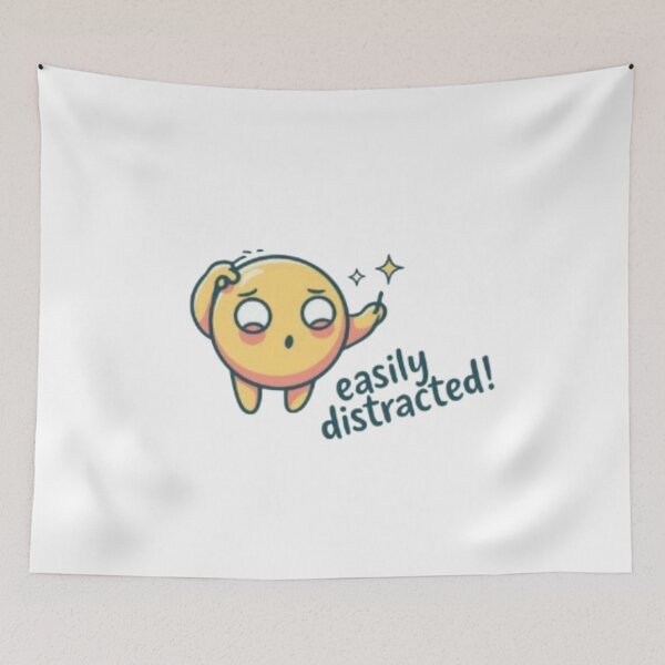 Item preview, Easily Distracted! designed and sold by Shs-Kenya.