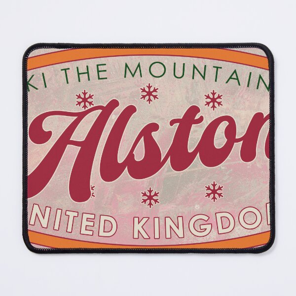 Item preview, Alston, United Kingdom, Ski, textured skiing badge designed and sold by Wanderful-roads.