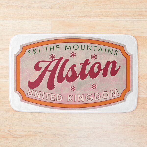 Item preview, Alston, United Kingdom, Ski, textured skiing badge designed and sold by Wanderful-roads.