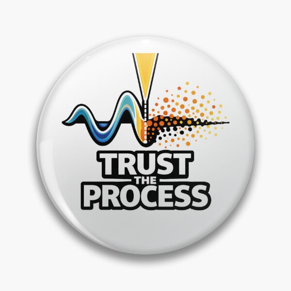 Item preview, Trust The Process Quantum Wave designed and sold by Tender Flower Clothing.