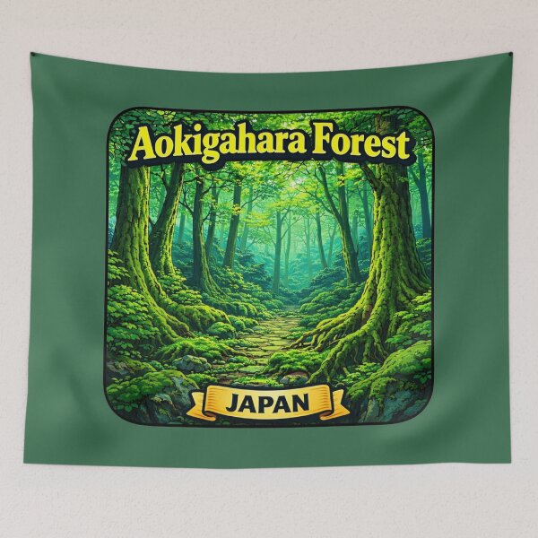 Item preview, Aokigahara Forest, Japan designed and sold by Myra365Art.
