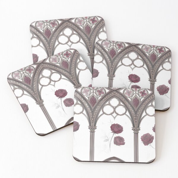 Item preview, Midnight Cathedral II – Arches & Roses designed and sold by Erik Visnievskij.