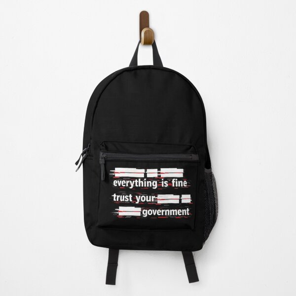 Item preview, Everything Is Fine - Glitch Redacted Satire designed and sold by WavesStation.
