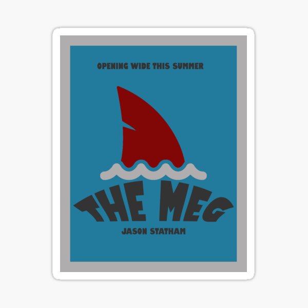 Item preview, The Meg Movie Art Poster designed and sold by JimsTeeArcade.