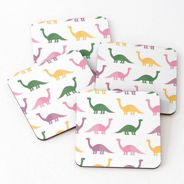 Item preview, Colourful dinos on white designed and sold by reneesillus.