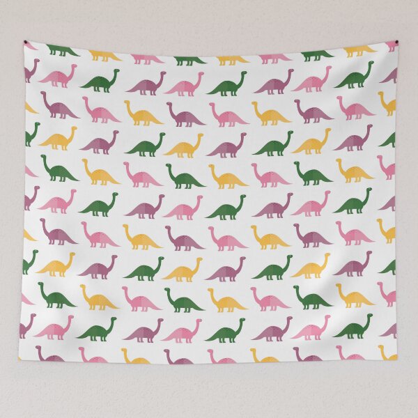 Item preview, Colourful dinos on white designed and sold by reneesillus.