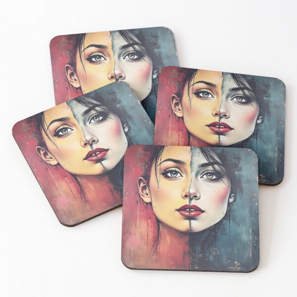 Item preview, Abstract Textured Artwork Two Faced designed and sold by Huskyyy Designs.
