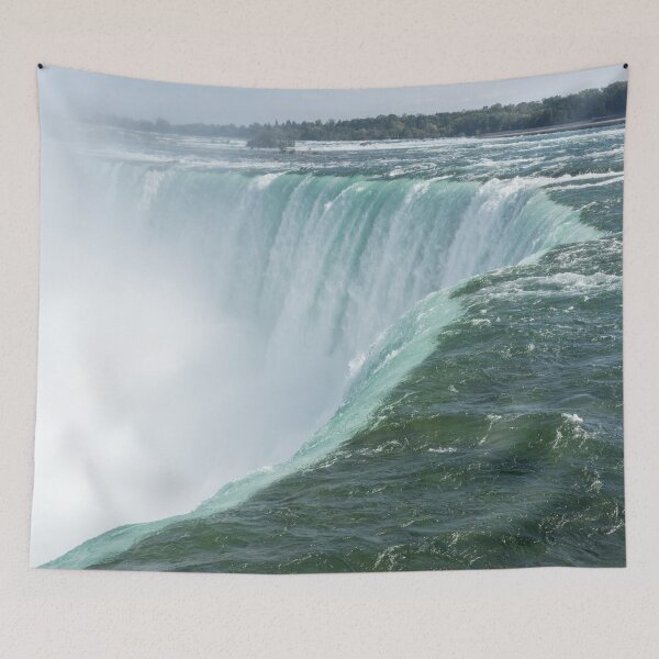 Item preview, Clear Water Over the Edge - Niagara Falls Close Up designed and sold by Georgia Mizuleva.