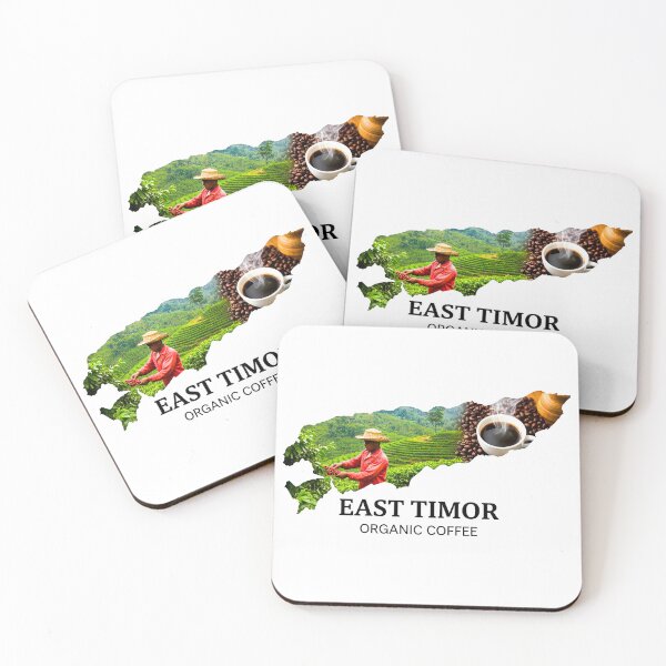 Item preview, East Timor Map Organic Coffee and Highlands Heritage Art designed and sold by AbulailArt.