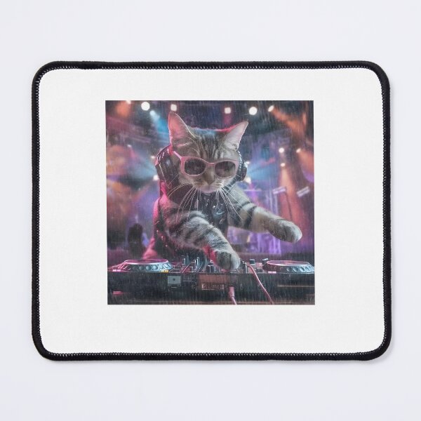 Item preview, Vintage Wash DJ Cat designed and sold by Szekeresrenato.