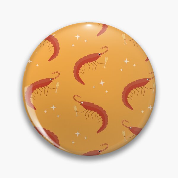 Item preview, Toasting shrimps on orange designed and sold by reneesillus.