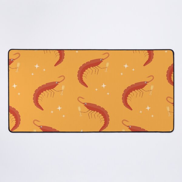 Item preview, Toasting shrimps on orange designed and sold by reneesillus.