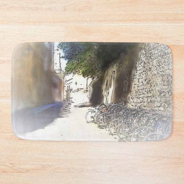 Item preview, Bicycles on Brasenose Lane designed and sold by Murph's Images.