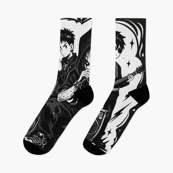 Item preview, Dark Trap Band – Gothic Anime Music Illustration designed and sold by myforestfog.