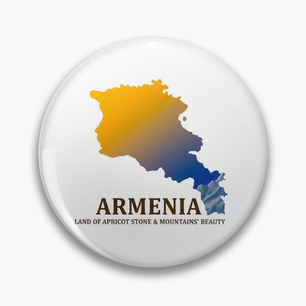 Item preview, Armenia Map Land of Apricot Stone and Mountains Beauty Art designed and sold by AbulailArt.