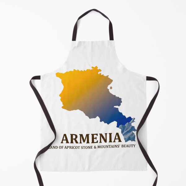 Item preview, Armenia Map Land of Apricot Stone and Mountains Beauty Art designed and sold by AbulailArt.