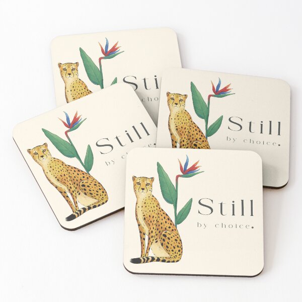 Item preview, Still by Choice Tropical Wild Cheetah Art designed and sold by art-injoy.
