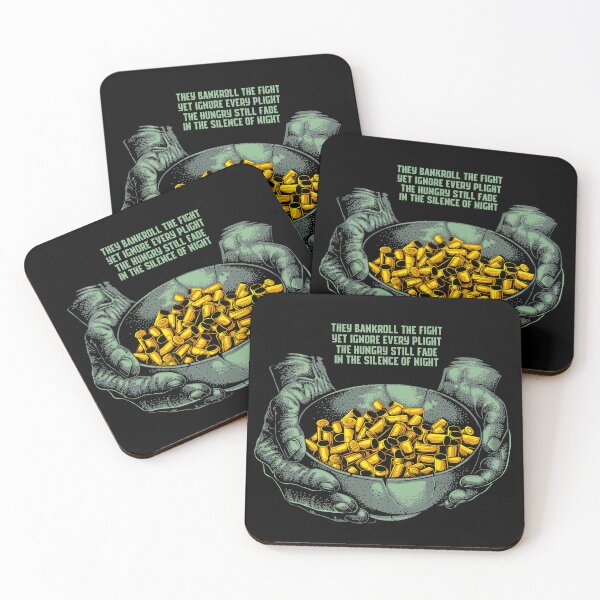 Item preview, Bankroll the Fight, Ignore the Hungry – Anti War Political Protest Art designed and sold by xiir.