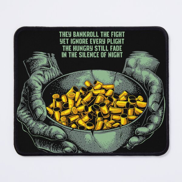 Item preview, Bankroll the Fight, Ignore the Hungry – Anti War Political Protest Art designed and sold by xiir.