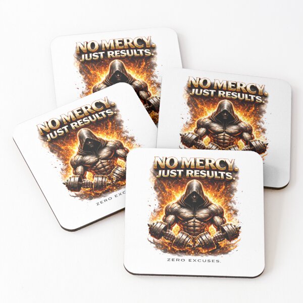 Item preview, No Mercy. Just Results. – Premium Motivational Power Design designed and sold by RelateAndTee.